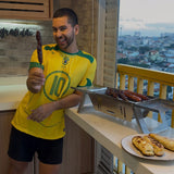 Churrasqueira Dobrável Portátil - PROMOÇÃO DE COPA 🇧🇷