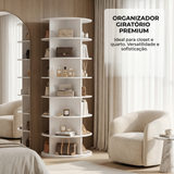 Torre Sapateira Giratória 360° em MDF
