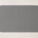 Tapete Banheiro Antiderrapante Cinza - 60x40cm Segurança