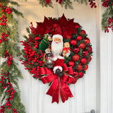 Guirlanda de Natal Noel c/ led 65cm Elegance