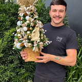 Mini Árvore Sagrada Família Dourada - 70cm e 110cm