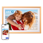 Porta-Retratos Digital Wi-Fi" Full HD — Envie Fotos do Celular em Segundos, Sem Mensalidade