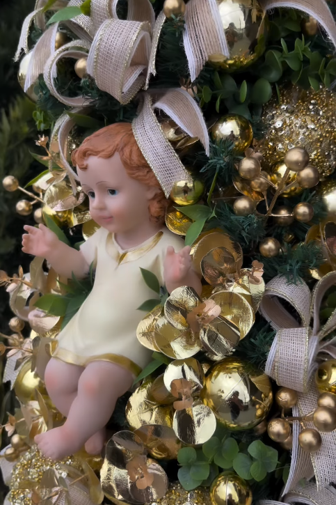 mini árvore Menino Jesus  - 70cm e 110cm