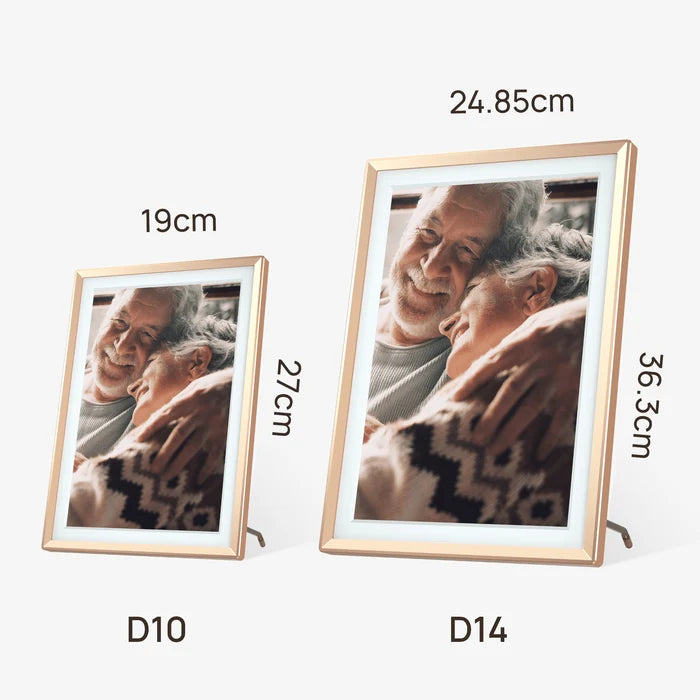 Porta-Retratos Digital Wi-Fi" Full HD — Envie Fotos do Celular em Segundos, Sem Mensalidade