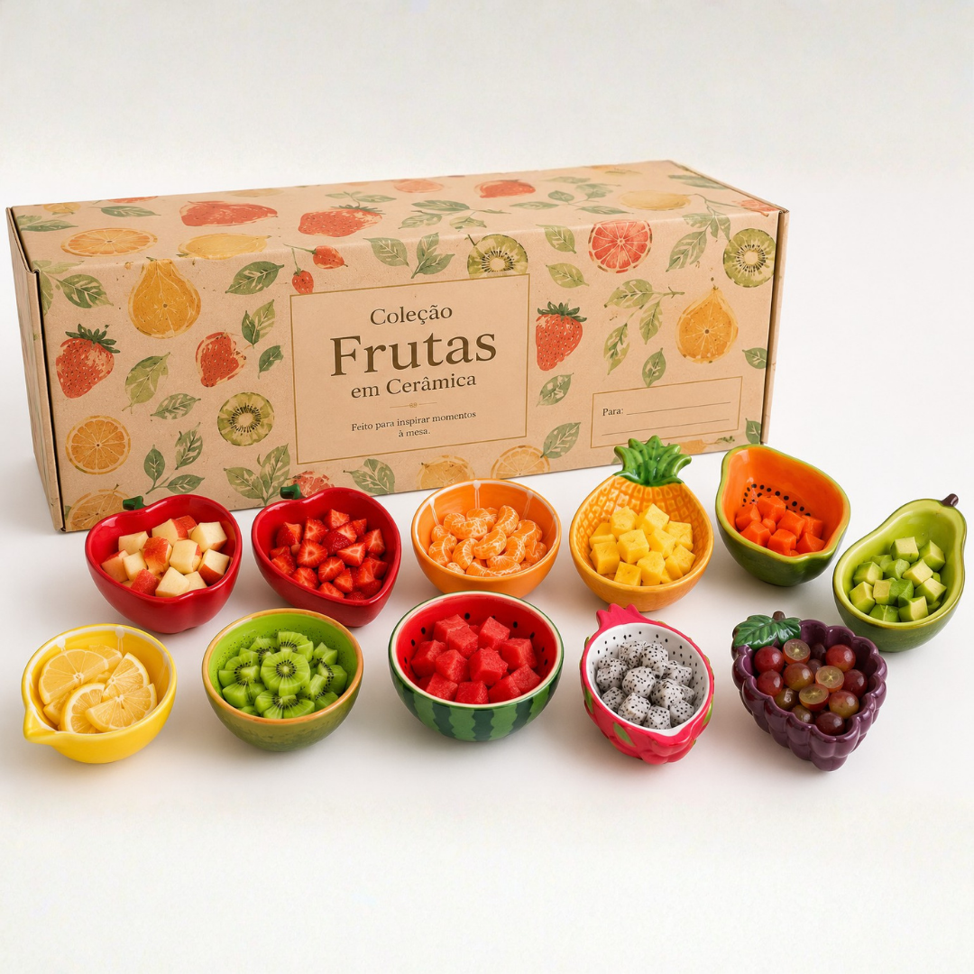 Coleção Frutas em Cerâmica EDIÇÃO LIMITADA*