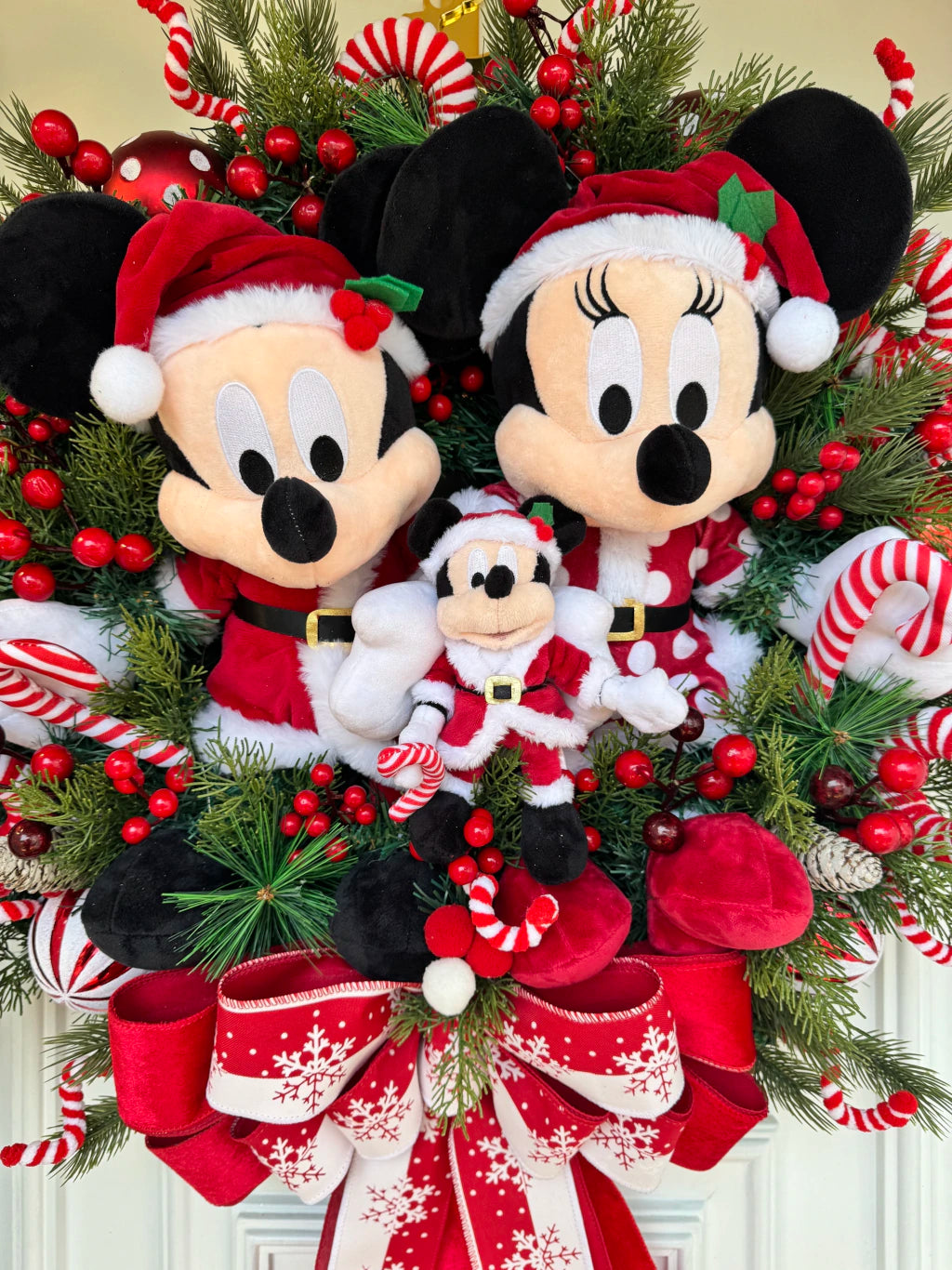 Guirlanda De Natal Família Disney 70cm C/ Led