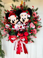 Guirlanda De Natal Família Disney 70cm C/ Led