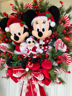 Guirlanda De Natal Família Disney 70cm C/ Led