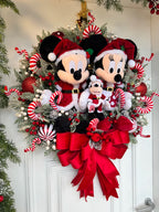 Guirlanda De Natal Família Disney 65cm C/ Led
