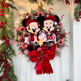Guirlanda De Natal Casal Disney 65cm c/led