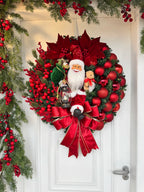 Guirlanda de Natal Noel c/ led 65cm Elegance