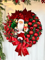Guirlanda de Natal Noel c/ led 65cm Elegance