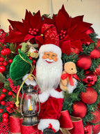 Guirlanda de Natal Noel c/ led 65cm Elegance