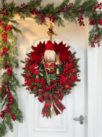 Guirlanda De Natal Noel C/ Led 65cm Xadrez