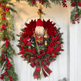 Guirlanda De Natal Noel C/ Led 65cm Xadrez