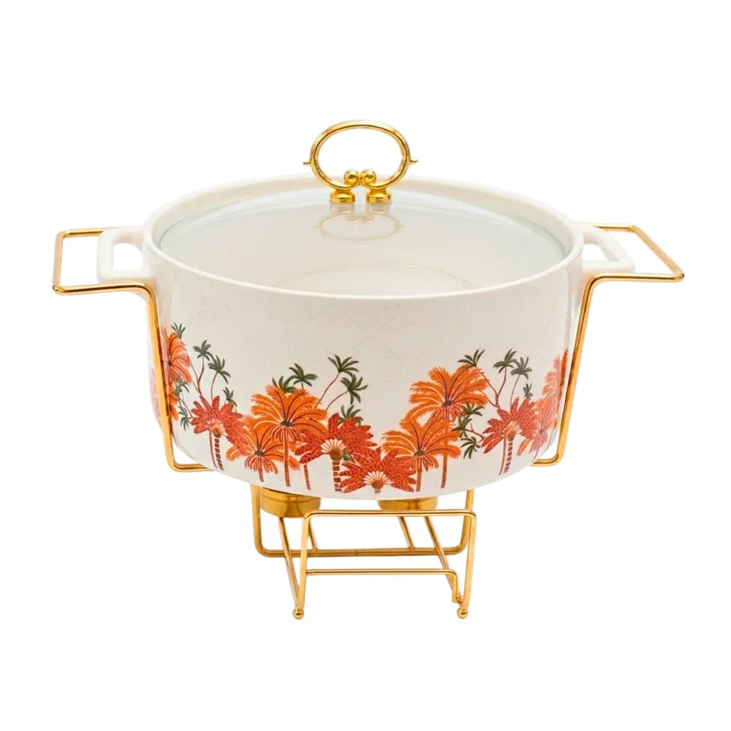Conjunto de Rechaud Paris em Porcelana Premium (3 peças)