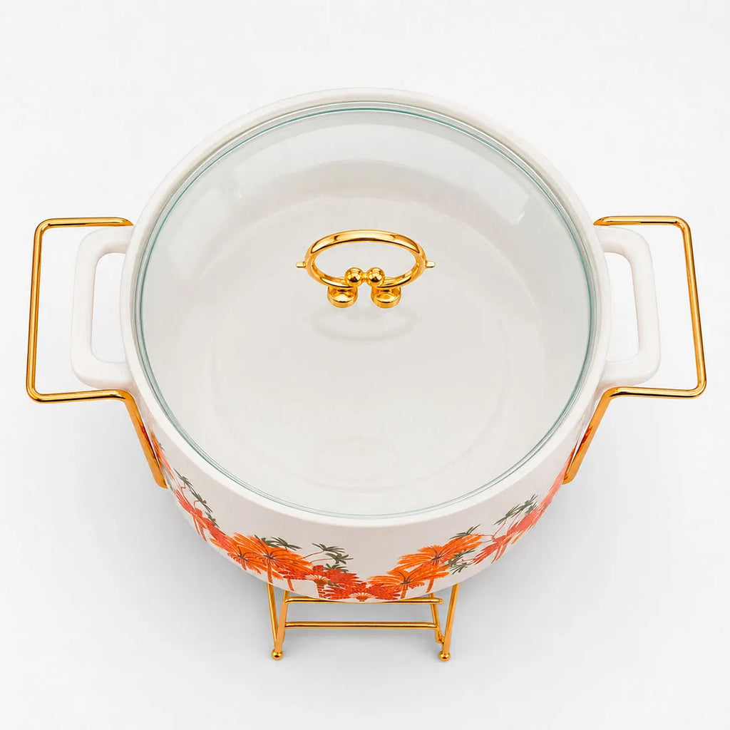 Conjunto de Rechaud Paris em Porcelana Premium (3 peças)